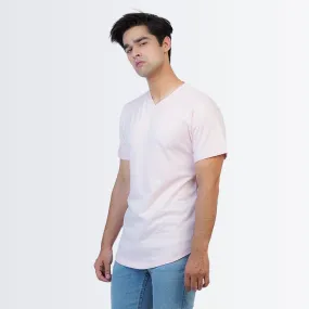 V Neck Tees Pink